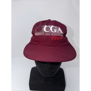 Vintage CCA Celebrity Golf Association Tour‎ Hat USA Made Strapback Dad Cap